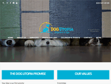 Tablet Screenshot of dogutopia.ca